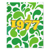 Vintage 1977 foto afdruk (Voorkant)