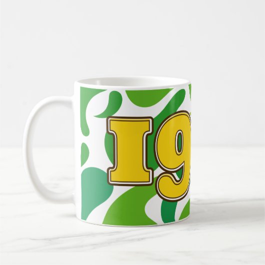 Vintage 1977 koffiemok (Links)