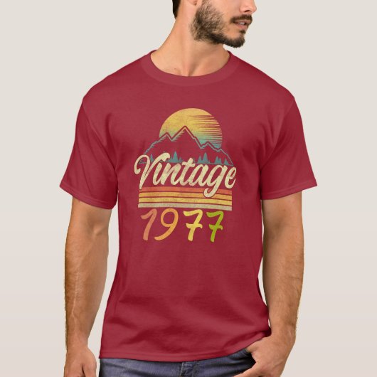 Vintage 1977 t-shirt (Voorkant)
