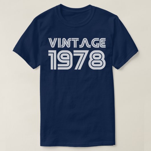 Vintage 1978 1 t-shirt (Design voorkant)