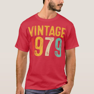 Vintage 1979 43e Man ter gelegenheid van de geboor T-shirt