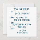 Vintage 1979 Retro Stripe Sun Kaart (Achterkant)