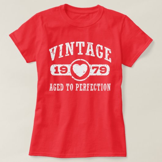 Vintage 1979 t-shirt (Design voorkant)
