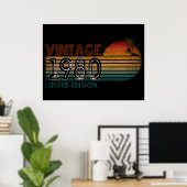 vintage 1980 gelimiteerde editie poster (Thuiskantoor)