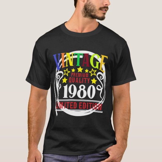 vintage 1980 t-shirt (Voorkant)