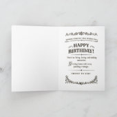 Vintage 1981 Birthday Kaart (Binnen)