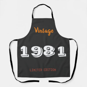 Vintage 1981 limited edition 45th Birthday Gift Schort