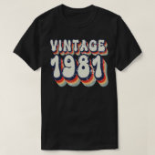 Vintage 1981 t-shirt (Design voorkant)