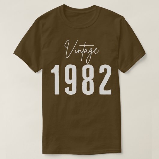 Vintage 1982 11 t-shirt (Design voorkant)