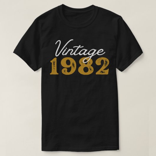 Vintage 1982 12 t-shirt (Design voorkant)