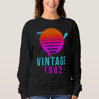 Vintage 1982 40e Verjaardag Cadeau Idee Retro Trui