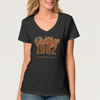 Vintage 1982 alle originele onderdelen voor mannen t-shirt