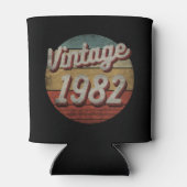 VINTAGE 1982 MANNEN VROUWEN BIRTHDAY GIFT BLIKJESKOELER (Achterkant)