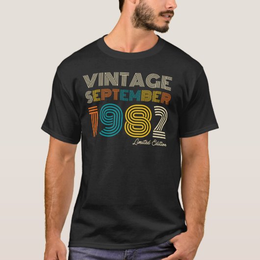 Vintage 1982 t-shirt (Voorkant)