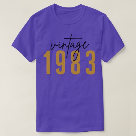 Vintage 1983 3 t-shirt (Design voorkant)