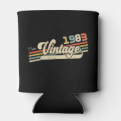 Vintage 1983, 40e verjaardag blikjeskoeler (Achterkant)