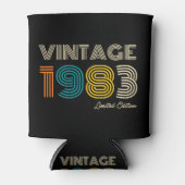 Vintage 1983 41ste verjaardag blikjeskoeler (Voorkant)