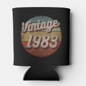 VINTAGE 1983 MANNEN VROUWEN BIRTHDAY GIFT BLIKJESKOELER (Achterkant)