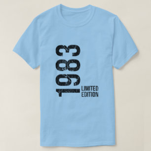 Vintage 1983 - Vrouwen Mannen Grappig Retro 43e Ve T-shirt