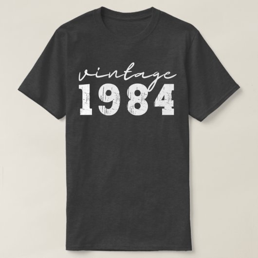 Vintage 1984 19 t-shirt (Design voorkant)