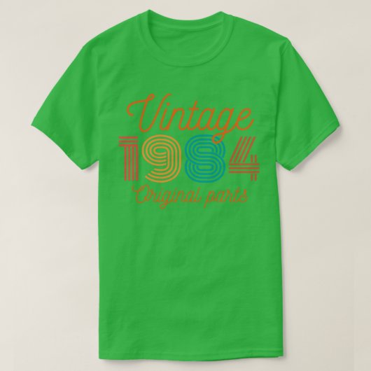 Vintage 1984 20 t-shirt (Design voorkant)