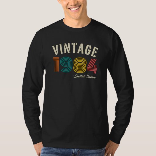 Vintage 1984 41ste verjaardag t-shirt (Voorkant)
