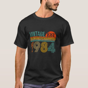 Vintage 1984 gemaakt in 40 jaar 40 t-shirt