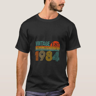 Vintage 1984 gemaakt in 40 jaar 40 t-shirt