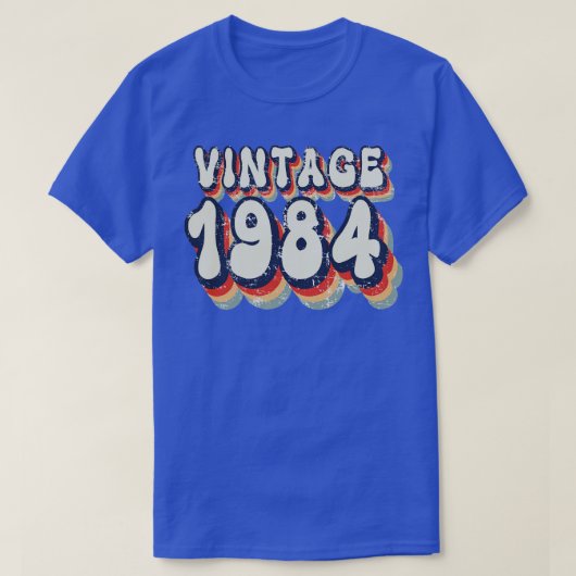 Vintage 1984 t-shirt (Design voorkant)