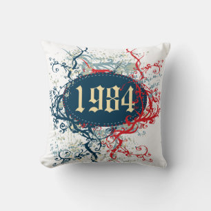 Vintage 1984 (Verjaardag, Sinds 1984, Gemaakt in 1 Kussen