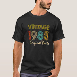Vintage 1985 37 jaar oude Mannen en vrouwen 37e ge T-shirt