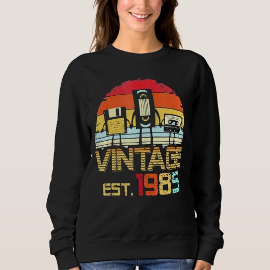 Vintage 1985 37e verjaardag trui (Voorkant)