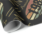 Vintage 1985 40ste verjaardag cadeaupapier (Rol Hoek)