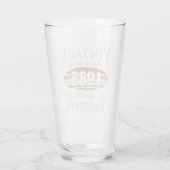 Vintage 1985 40ste verjaardag glas (Achterkant)