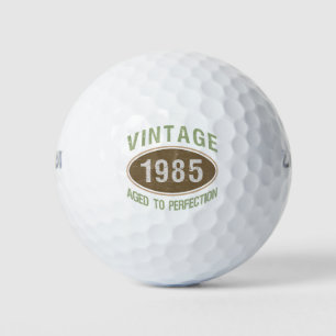 Vintage 1985 40ste verjaardag golfballen