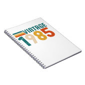 VINTAGE 1985 NOTITIEBOEK (Rechterzijde)