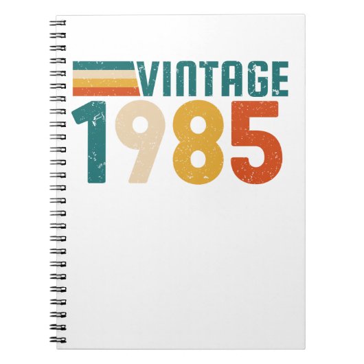 VINTAGE 1985 NOTITIEBOEK (Voorkant)