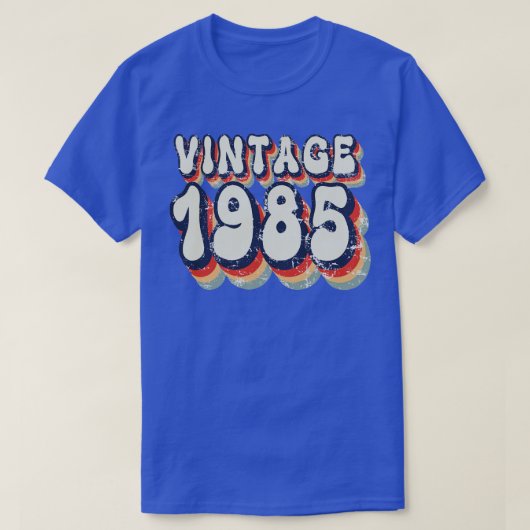 Vintage 1985 t-shirt (Design voorkant)