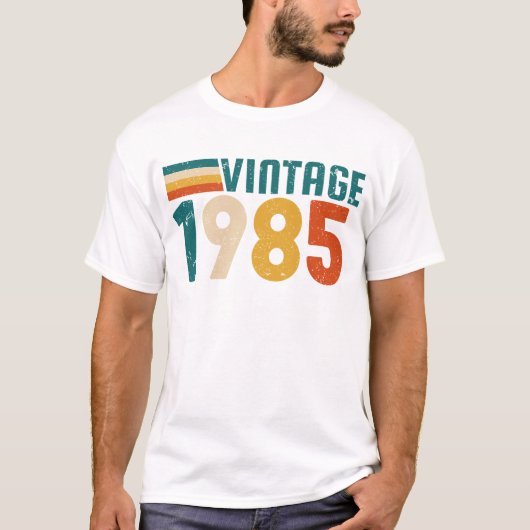 VINTAGE 1985 T-SHIRT (Voorkant)