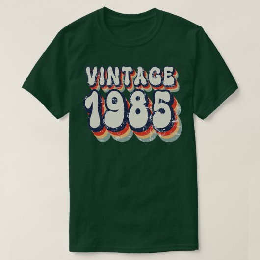 Vintage 1985 t-shirt (Design voorkant)