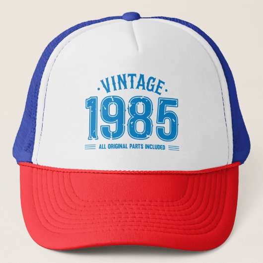 Vintage 1985 trucker pet (Voorkant)