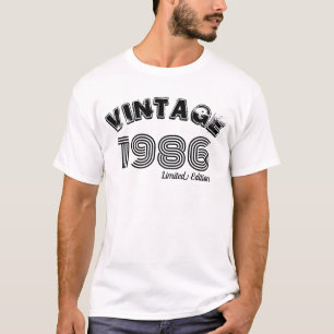 Vintage 1986 40ste verjaardag t-shirt