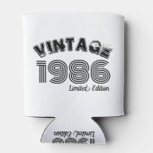 Vintage 1986 Custom 40e verjaardag Blikjeskoeler (Achterkant)