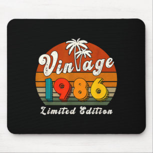 Vintage 1986 Limited Edition 40 Jaar Verjaardag Vo Muismat