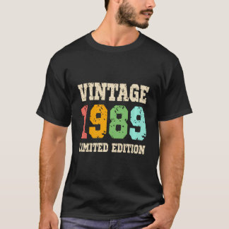 Vintage 1989 Sport Grunge 35 Year Old Classic 35Th T-shirt