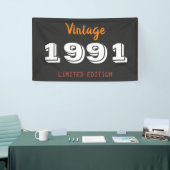 Vintage 1991 Limited Edition Gift Banner – Retro (Beurs)