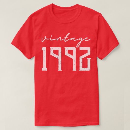 Vintage 1992 8 t-shirt (Design voorkant)