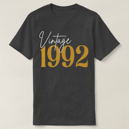 Vintage 1992 t-shirt (Design voorkant)