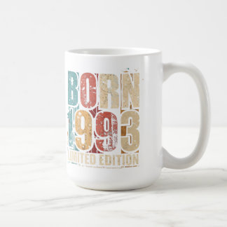 Vintage 1993 Verjaardags koffiemok - Verouderd tot