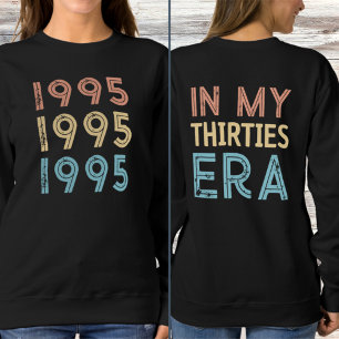 Vintage 1995 in mijn dertiger jaren 2025 30e verja trui